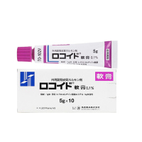 【香港直邮】日本鸟居药品小紫膏 万用皮肤膏湿疹膏皮肤瘙痒儿童小儿红屁股干皮症皮疹 5g*10支/盒(盒装)