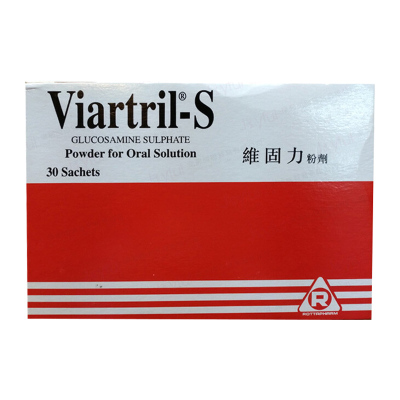【香港直邮】维固力氨糖 维骨力氨基葡萄糖硫酸盐舒缓轻至中度骨关节炎肩颈酸痛腰痛骨折膝盖疼痛软骨退化 维固力粉剂1500mg 30包