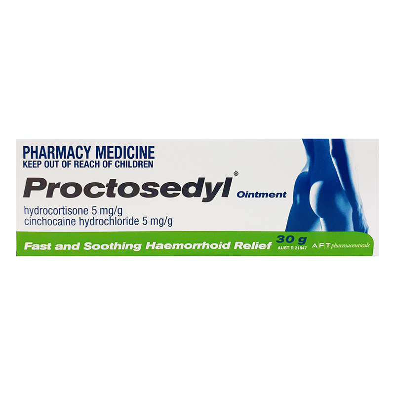 【香港直邮】原装正品 Proctosedyl痔疮膏30g 用于肛门和直肠 缓解痔疮和肛裂(撕裂) 消炎消肿