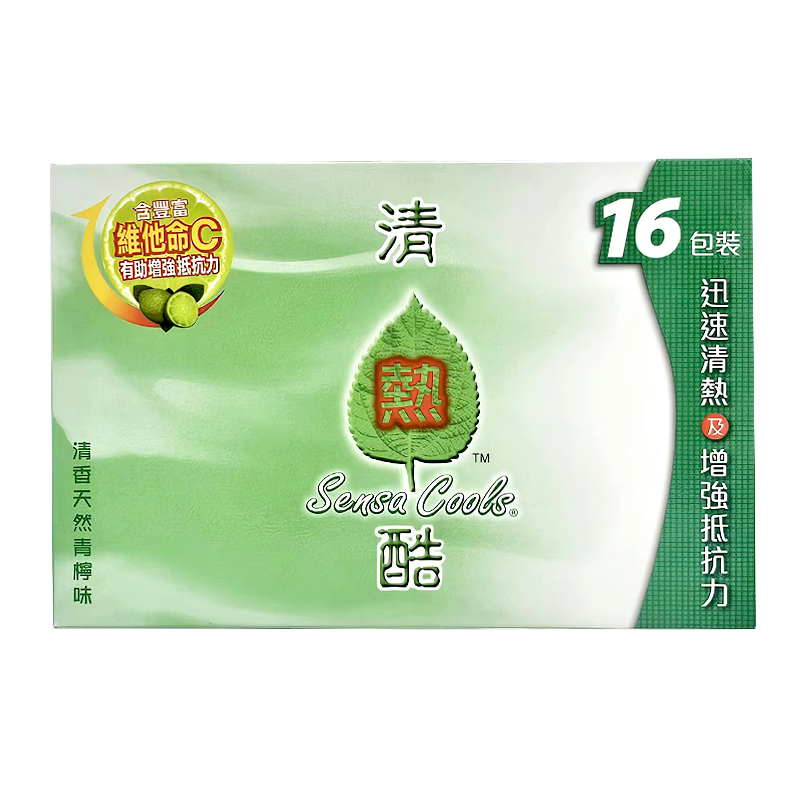 【香港直邮】原装正品 清热酷草本清热冲剂16包/盒 清香怡神消降热气 增强抵抗力清除热气熬夜加班上火牙痛
